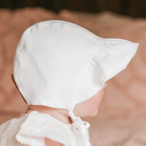 Searcher Reversible Ruffle Bonnet (Willow/Blanc)