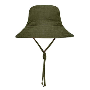 Kids Reversible Sun Hat (Mallee/Olive)