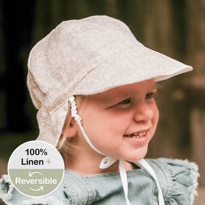 Lounger Baby Reversible Flap Sun Hat (Willow/Blanc)