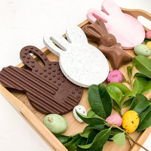 Easter Edition Chocolate Bunny Teether (Cream)