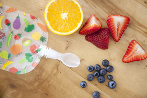 Reusable Food Pouch - Spoons (2 Pack)