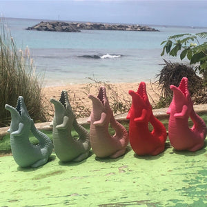 Scrunch Crocodile (Duck Egg Blue)