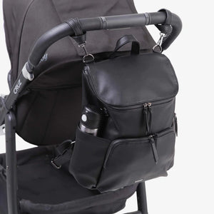 The Frankie Everyday Backpack - Vegan (Black/Gunmetal)