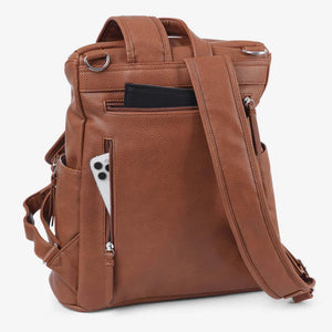 The Frankie Everyday Backpack - Vegan (Pebbled Tan)