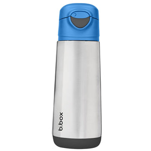 Insulated Sport Spout Bottle 500ml (Blue Slate)
