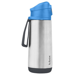 Insulated Sport Spout Bottle 500ml (Blue Slate)