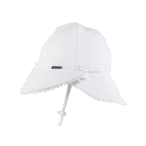 Legionnaire Ruffle Trim Hat (White)