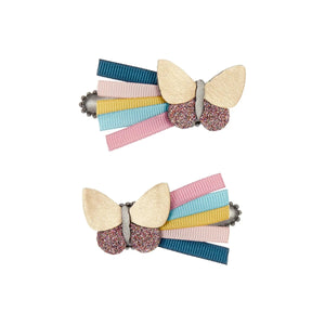 Lucia Butterfly Clips - Winter Flora