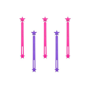 Silicone Wrap Bands (Pink)