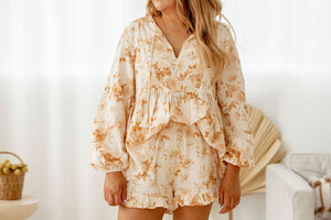 Gardenia Womens Boho Blouse