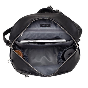 Manhatten Backpack/Nappy Bag (Black)