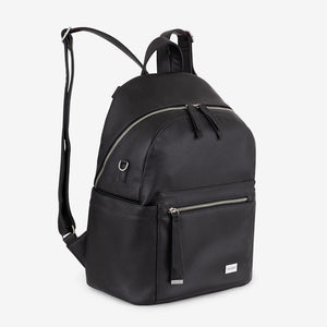 Manhatten Backpack/Nappy Bag (Black)