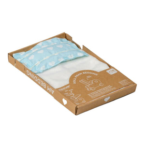 Dolls Pram Bedding (Blue)