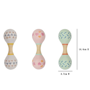 Maraca Double Ended Rattle (3 Colours)