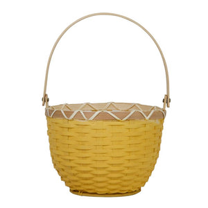 Small Blossom Basket - Mustard