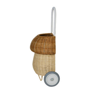 Rattan Mushroom Luggy (Natural)