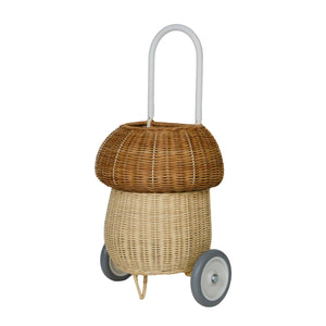Rattan Mushroom Luggy (Natural)