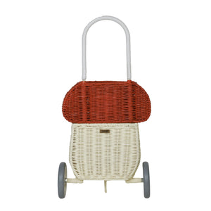Rattan Mushroom Luggy (Red)