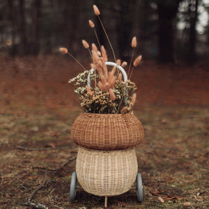 Rattan Mushroom Luggy (Natural)