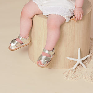 Baby Criss-Cross Sandals (Gold)