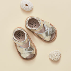 Baby Criss-Cross Sandals (Gold)