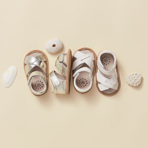 Baby Criss-Cross Sandals (Gold)
