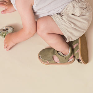 Baby Milo Sandals (Khaki)