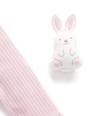 Rib PJ Set & Bunny Toy (Dusk)