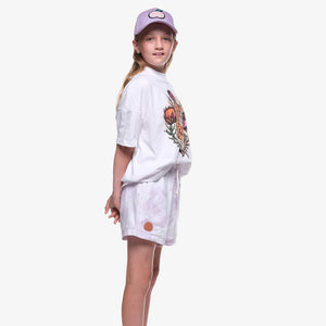 Tie Dye Panel Shorts