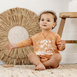 Lifes A Beach Sweater Onesie