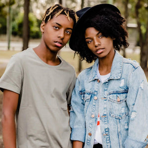 Mens Raw Edge Tee (Military)