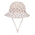 Ponytail Swim Bucket Beach Hat (Floral)