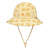 Ponytail Swim Bucket Beach Hat (Sunflower)