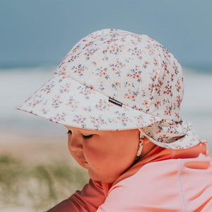 Kids Swim Legionnaire Beach Hat (Floral)
