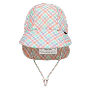 Kids Swim Legionnaire Beach Hat (Gingham)