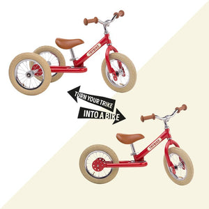 Steel 2 in 1 Trybike (Vintage Red)