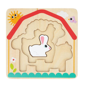 Multi Layered Puzzle (Farm Animals)
