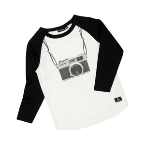 SAY CHEESE LONG SLEEVE BOXY FIT T-SHIRT