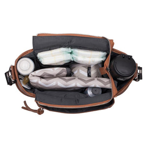 Pram Caddy (Pebbled Tan)