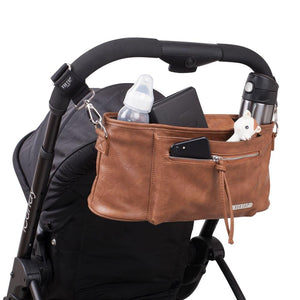 Pram Caddy (Pebbled Tan)