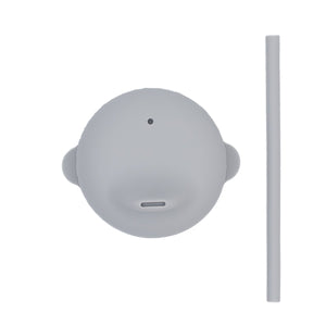 Sippie Lid & Mini Straw (Grey)