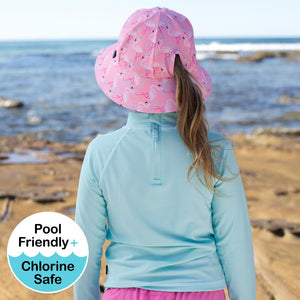 Kids Swim Rashie UPF50 (Aqua)