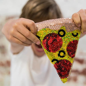 Iconic Sequin Purse - Pizza