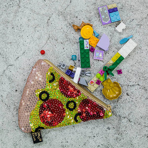 Iconic Sequin Purse - Pizza