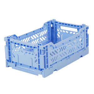 Mini Folding Crate (Baby Blue)