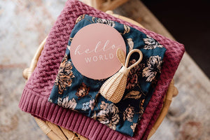 Belle & Rose Gold Reversible Milestone Cards