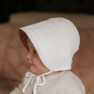 Seeker Reversible Sun Bonnet (Alice-Flax)