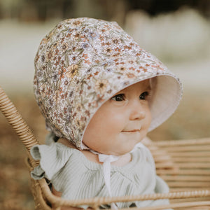 Reversible Sun Bonnet (Winnie/Blanc)