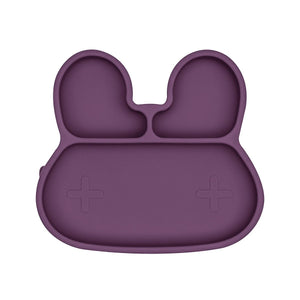 Bunny Stickie Plate (Plum)