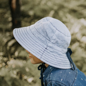 Explorer Kids Reversible Classic Bucket Hat (Charlie/Indigo)